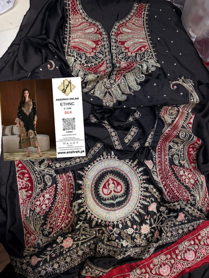 ETHNC SILK E-1098 KAFTAN 2PC