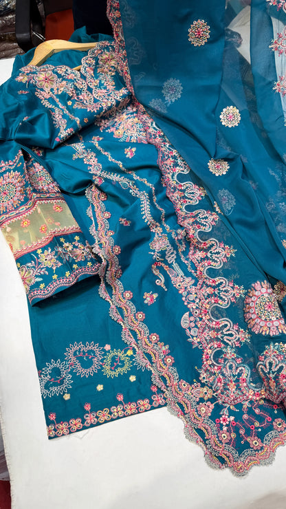 HUSSAIN REHAR RIVIERA RTW 3PC