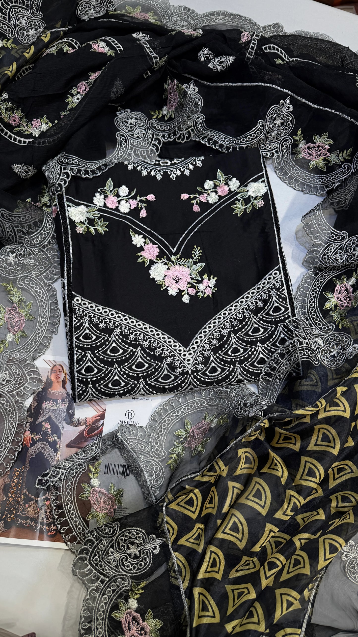 PARISHAY LAWN MS-01 3 Piece Embroidered