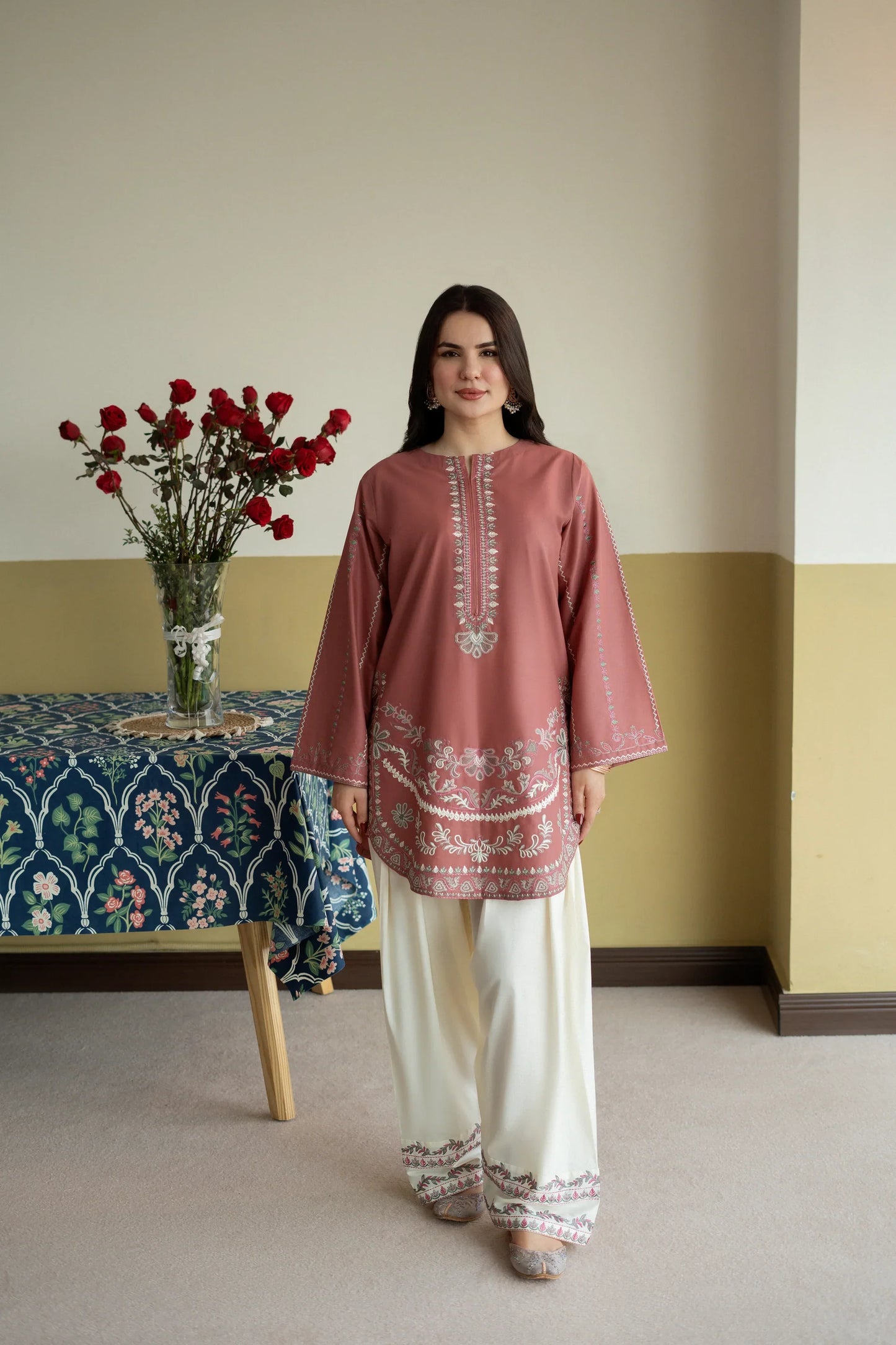 ETHNC KURTA SET ZARIF 2pc