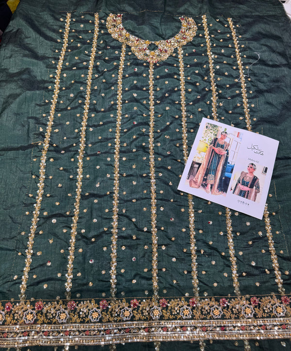 HARIS SHAKEEL MEHRU 02 RAW SILK