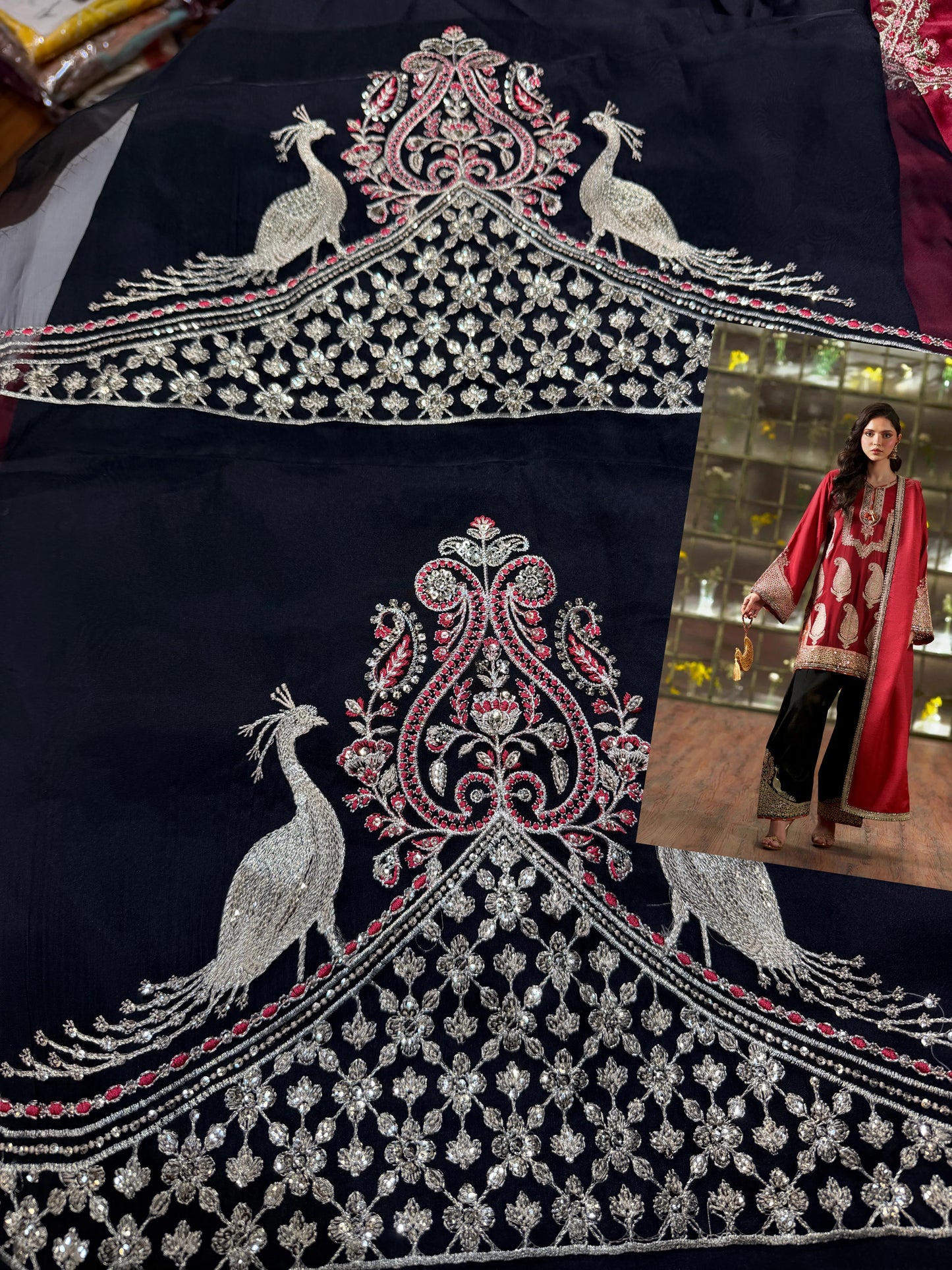 ETHNC SILK E-1024 CHERRY RED