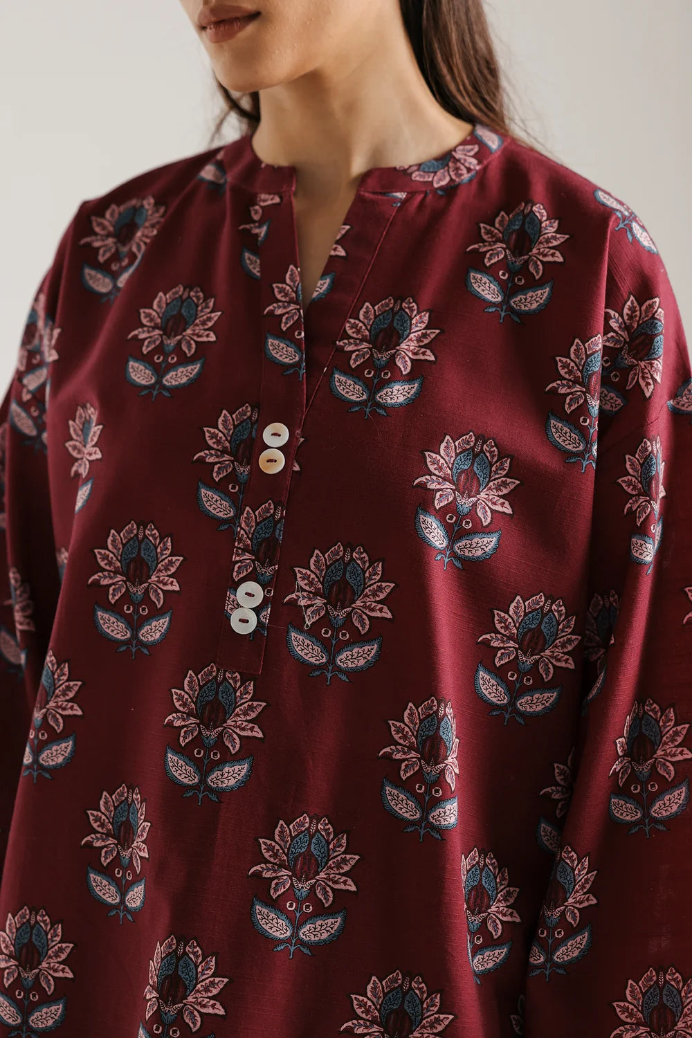 ETHNC PRINTED SUIT E9802  Stitch  Pc