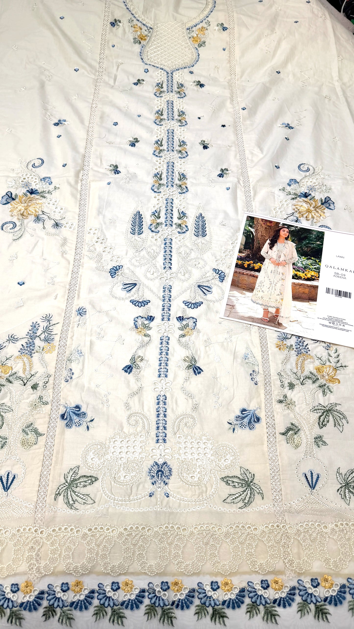 QALAMKAR LAWN SB-09 ADEENA