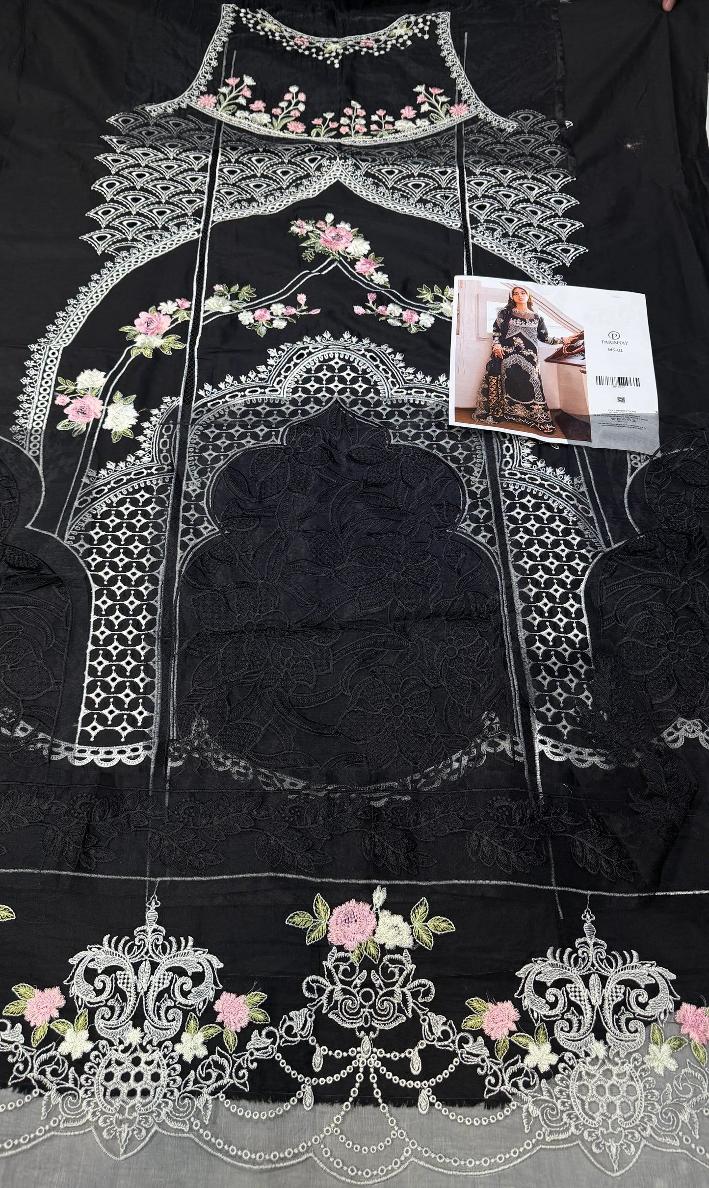 PARISHAY LAWN MS-01 3 Piece Embroidered