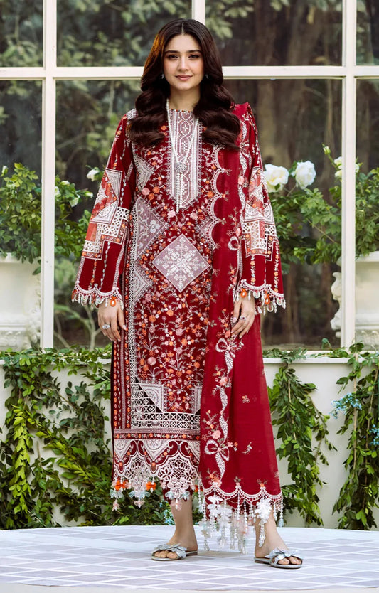 BIN ILYAS 103 LAWN MEROON