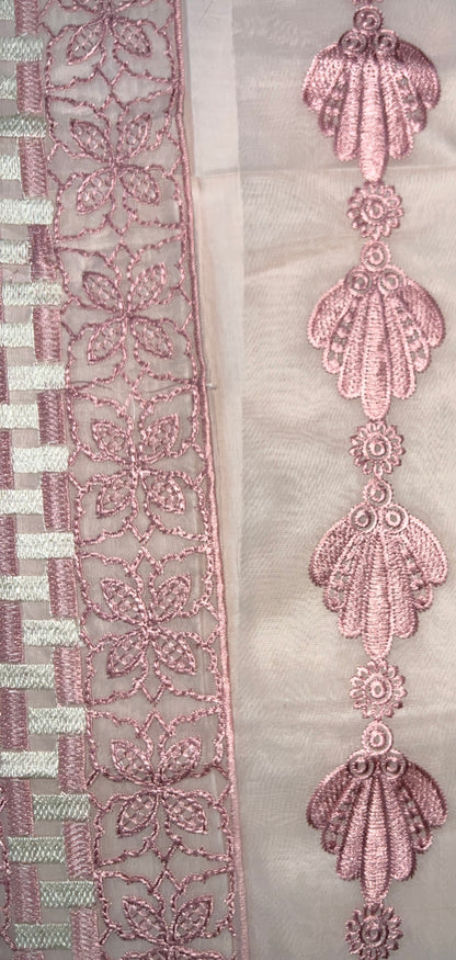 QALAMQAR LAWN FK-10 ZOE 3 Piece Embroidered