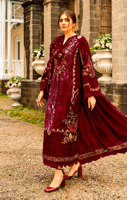 VELVET PALACHI 3PC MBP  Maroon