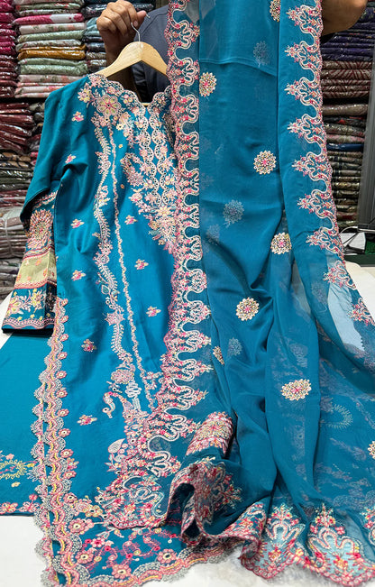 HUSSAIN REHAR RIVIERA RTW 3PC