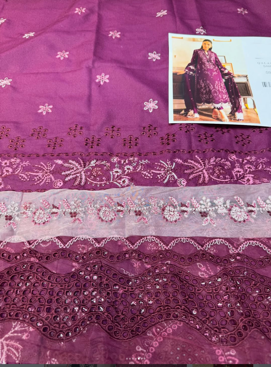 QALAMKAR DHANAK SB02 PALACHI SHAWL