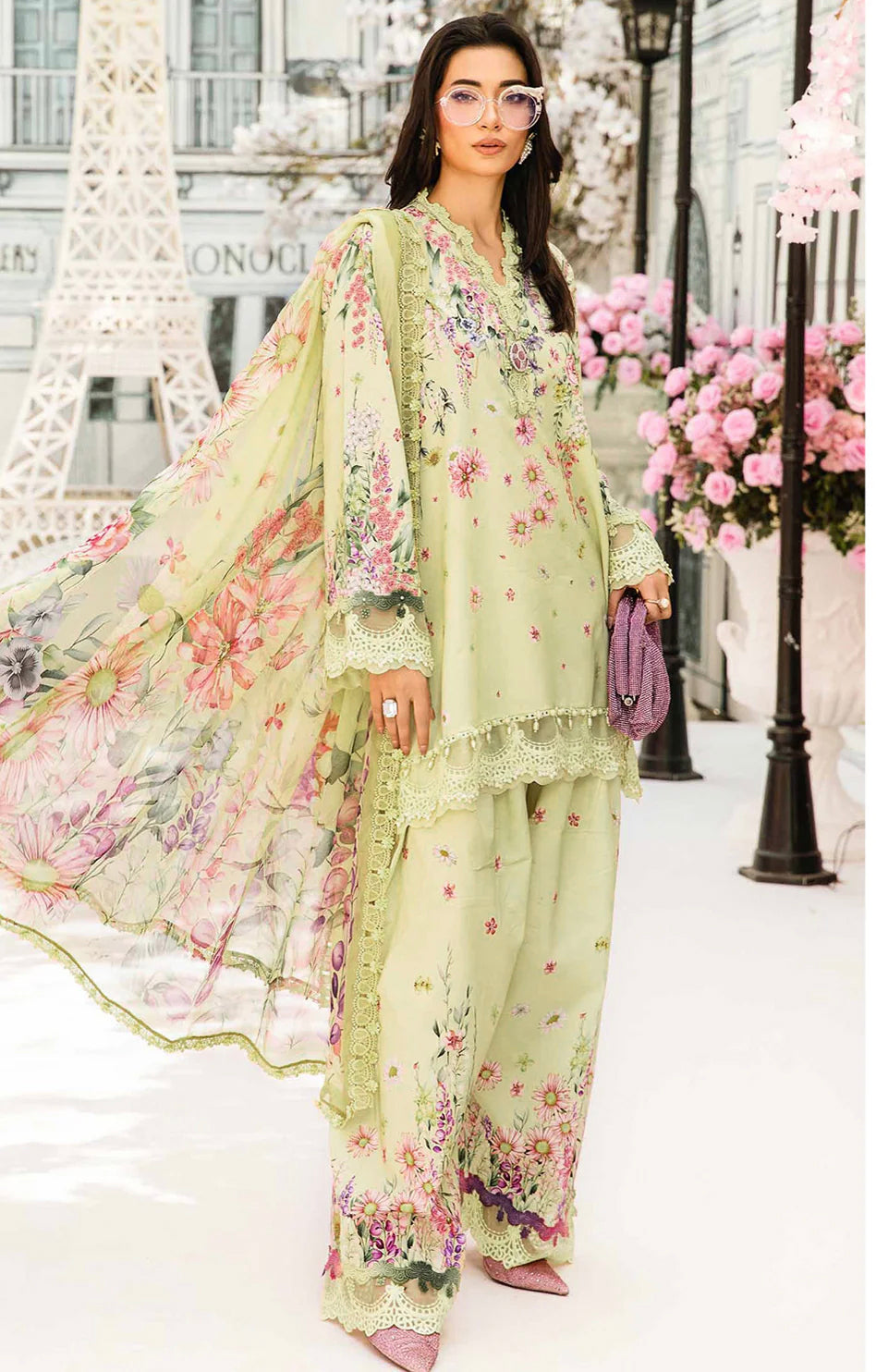 MARIA.B LAWN 2603 PISTACHIO