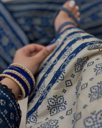 ETHNC AJRAK FARSHI SHALWAR