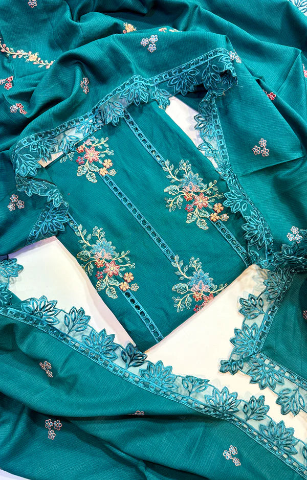 EMBROIDED DHANAK 3 Pc