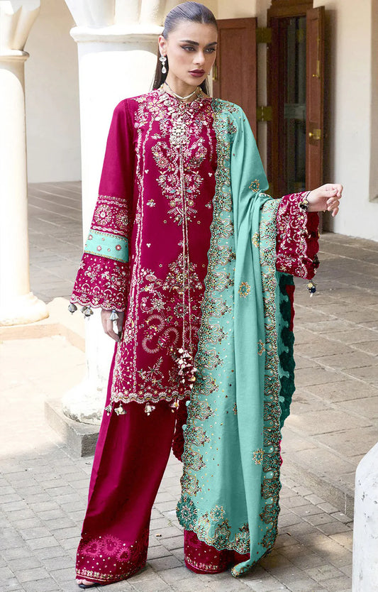 HUSSAIN REHAR LAWN RIVIERA  3 Piece Embroidered