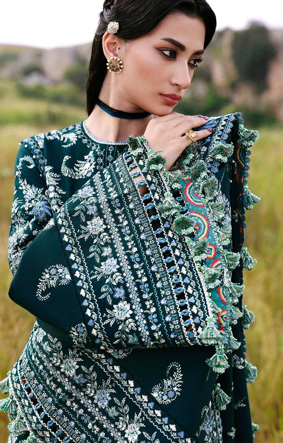 HUSSAIN REHAR JOHAR  3 Piece Embroidered