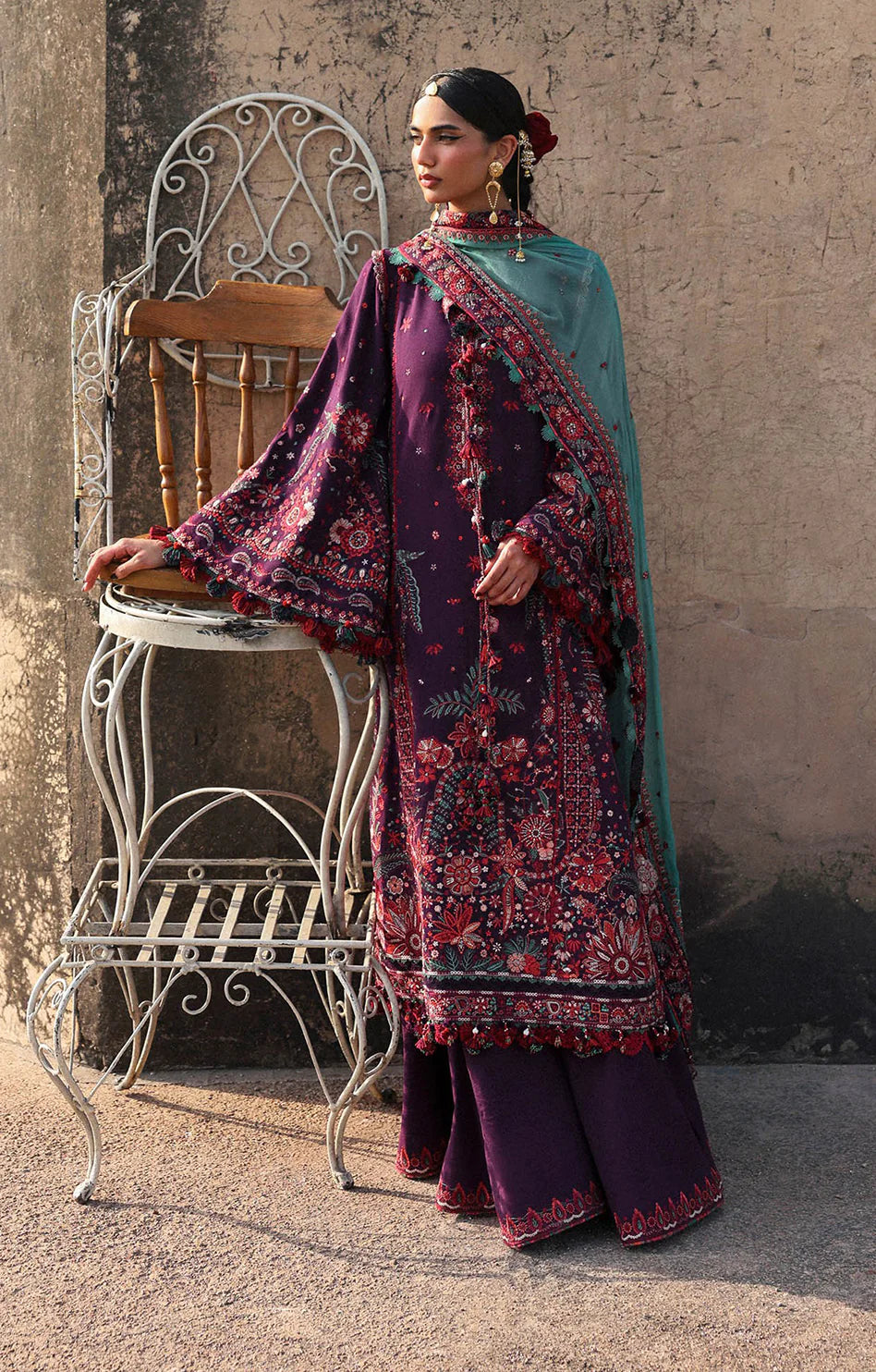HUSSAIN REHAR SULTANA Lawn 3 PC Embroidered
