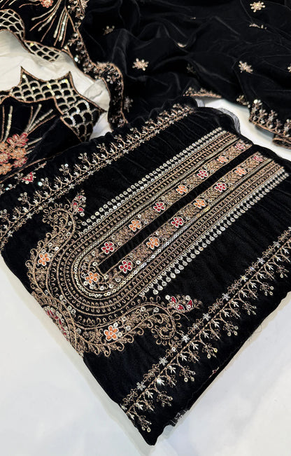 MARIA.B VELVET 01 BLACK